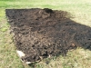 new squash garden gets layer of compost